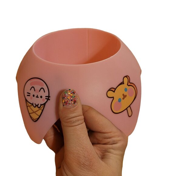 Pusheen Beach Bundle Mesh Tote Sun Visor Sand Coaster Pink Purple - Picture 14 of 14